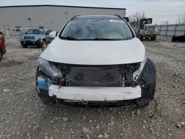 JN8AZ1MWXDW320674 - 2013 NISSAN MURANO S WHITE photo 5