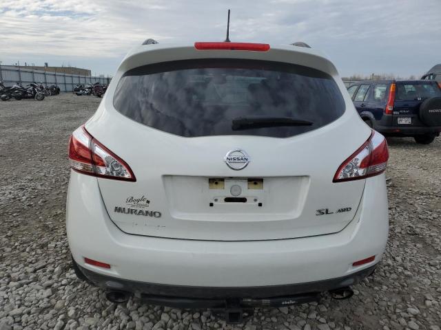 JN8AZ1MWXDW320674 - 2013 NISSAN MURANO S WHITE photo 6