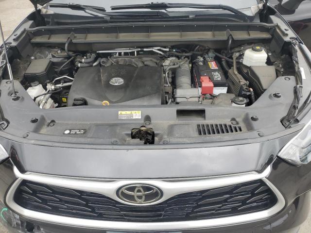 5TDCZRBH6MS135089 - 2021 TOYOTA HIGHLANDER L BLACK photo 12