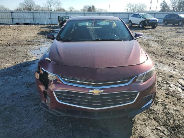 1G1ZE5ST3GF242746 - 2016 CHEVROLET MALIBU LT MAROON photo 5