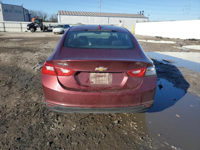 1G1ZE5ST3GF242746 - 2016 CHEVROLET MALIBU LT MAROON photo 6