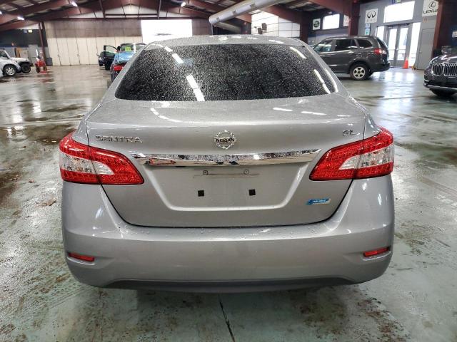 3N1AB7AP7EY334089 - 2014 NISSAN SENTRA S SILVER photo 6