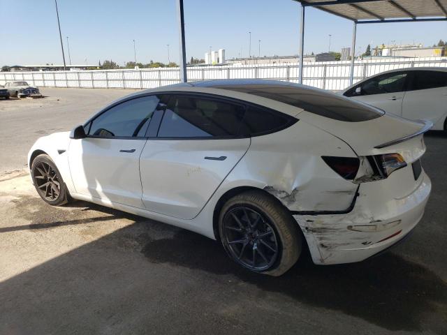 5YJ3E1EA2MF029741 - 2021 TESLA MODEL 3 WHITE photo 2
