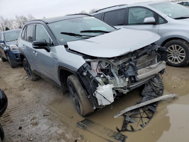 2T3EWRFV4KW017071 - 2019 TOYOTA RAV4 XSE SILVER photo 4