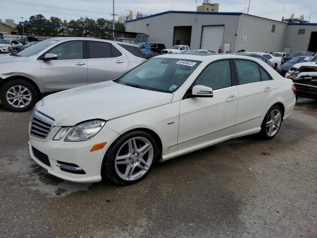 WDDHF5KB8CA635095 - 2012 MERCEDES-BENZ E 350 WHITE photo 1