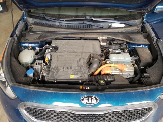 KNDCB3LC1K5276207 - 2019 KIA NIRO FE BLUE photo 11