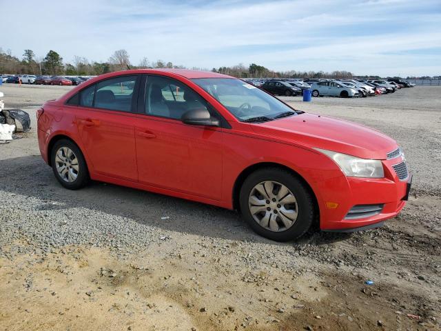 1G1PA5SH5E7173337 - 2014 CHEVROLET CRUZE LS RED photo 4