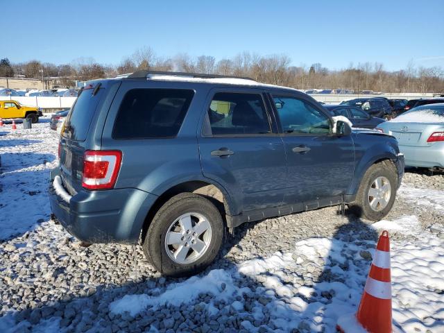 1FMCU9DGXBKB21540 - 2011 FORD ESCAPE XLT BLUE photo 3