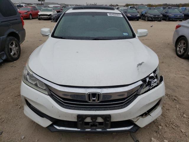 1HGCR2F80GA204525 - 2016 HONDA ACCORD EXL WHITE photo 5