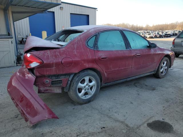 1FAFP55U42A110275 - 2002 FORD TAURUS SES RED photo 3