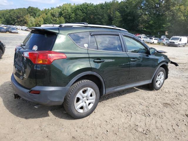 JTMBFREV8DD016347 - 2013 TOYOTA RAV4 LE GREEN photo 3