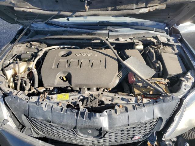 2T1BU4EE5AC331916 - 2010 TOYOTA COROLLA BASE BLACK photo 11