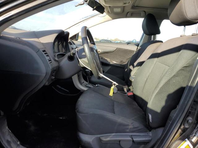 2T1BU4EE5AC331916 - 2010 TOYOTA COROLLA BASE BLACK photo 7