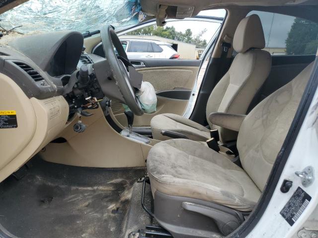 KMHCT4AE0DU534115 - 2013 HYUNDAI ACCENT GLS WHITE photo 7