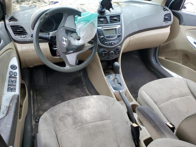 KMHCT4AE0DU534115 - 2013 HYUNDAI ACCENT GLS WHITE photo 8