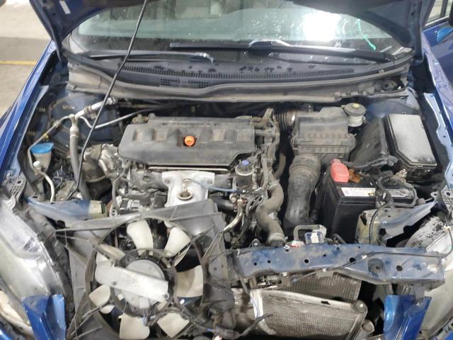 2HGFG3B86CH504077 - 2012 HONDA CIVIC EX BLUE photo 11