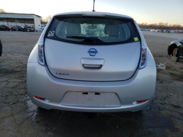 1N4AZ0CP8DC408923 - 2013 NISSAN LEAF S SILVER photo 6