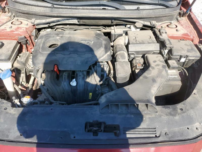 5NPE34AF8JH609235 - 2018 HYUNDAI SONATA SPORT Rojo foto 11