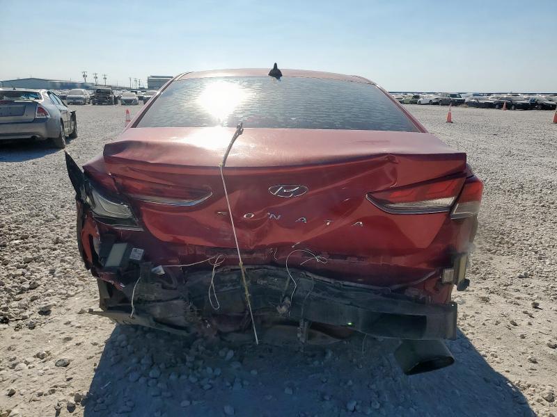 5NPE34AF8JH609235 - 2018 HYUNDAI SONATA SPORT Rojo foto 6