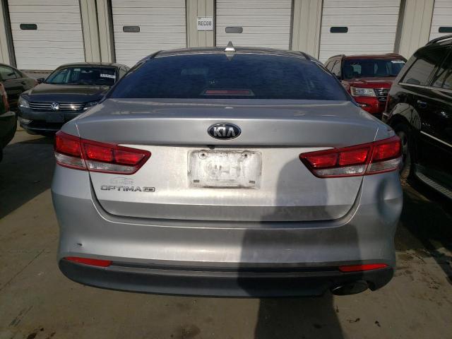 5XXGT4L3XGG018887 - 2016 KIA OPTIMA LX SILVER photo 6