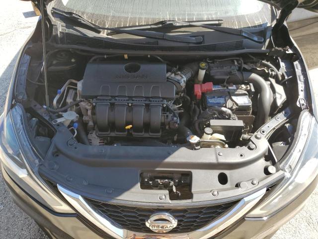 3N1AB7AP8HY335076 - 2017 NISSAN SENTRA S أسود صورة 11