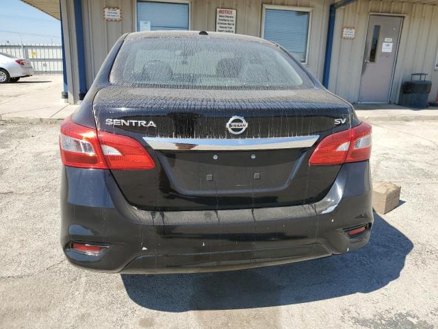 3N1AB7AP8HY335076 - 2017 NISSAN SENTRA S أسود صورة 6