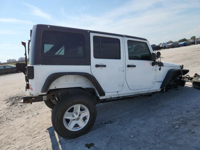 1C4BJWDG0EL219496 - 2014 JEEP WRANGLER U SPORT WHITE photo 3