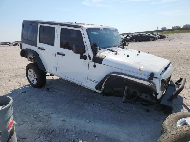 1C4BJWDG0EL219496 - 2014 JEEP WRANGLER U SPORT WHITE photo 4