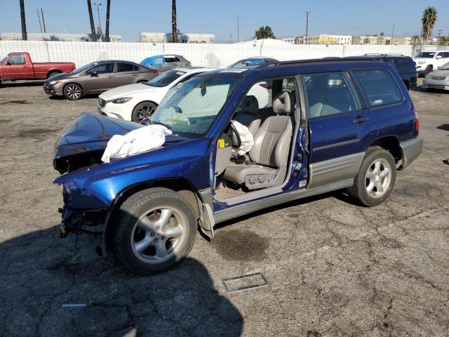 JF1SF65571H751118 - 2001 SUBARU FORESTER S BLUE photo 1