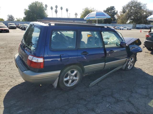 JF1SF65571H751118 - 2001 SUBARU FORESTER S BLUE photo 3