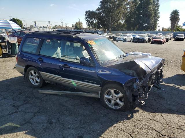 JF1SF65571H751118 - 2001 SUBARU FORESTER S BLUE photo 4