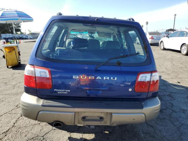 JF1SF65571H751118 - 2001 SUBARU FORESTER S BLUE photo 6