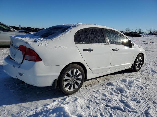 2HGFA16469H112867 - 2009 HONDA CIVIC DX-G WHITE photo 3