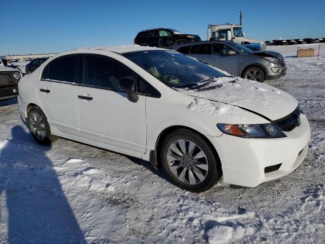 2HGFA16469H112867 - 2009 HONDA CIVIC DX-G WHITE photo 4