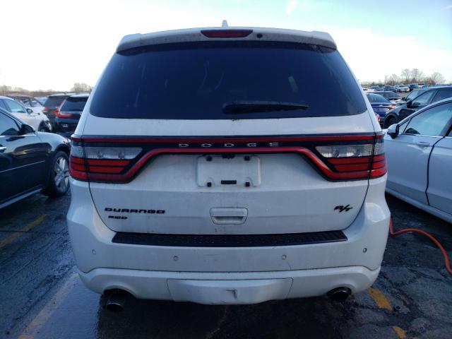 1C4SDJCT5FC147558 - 2015 DODGE DURANGO R/T WHITE photo 6