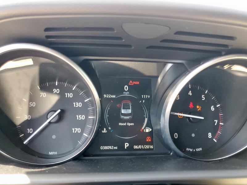 SALWR2FV4HA130411 - 2017 LAND ROVER RANGE ROVE HSE WHITE photo 9