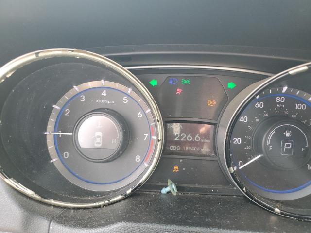 5NPEC4AC7DH543271 - 2013 HYUNDAI SONATA SE Көк фото 9