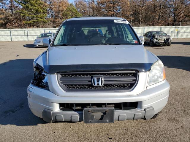 2HKYF18574H598300 - 2004 HONDA PILOT EXL SILVER photo 5