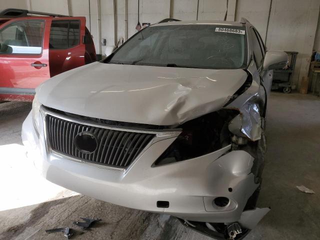 JTJZK1BA7A2406597 - 2010 LEXUS RX 350 SILVER photo 5