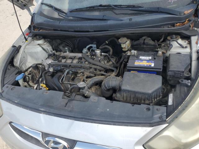 KMHCU4AE2CU159601 - 2012 HYUNDAI ACCENT GLS 银色 照片 11
