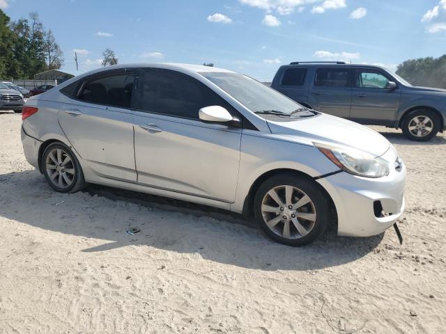KMHCU4AE2CU159601 - 2012 HYUNDAI ACCENT GLS 银色 照片 4