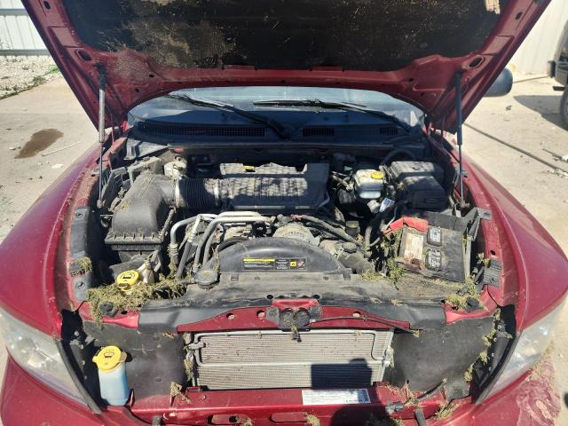 1D7HW42N28S543020 - 2008 DODGE DAKOTA SLT RED photo 11