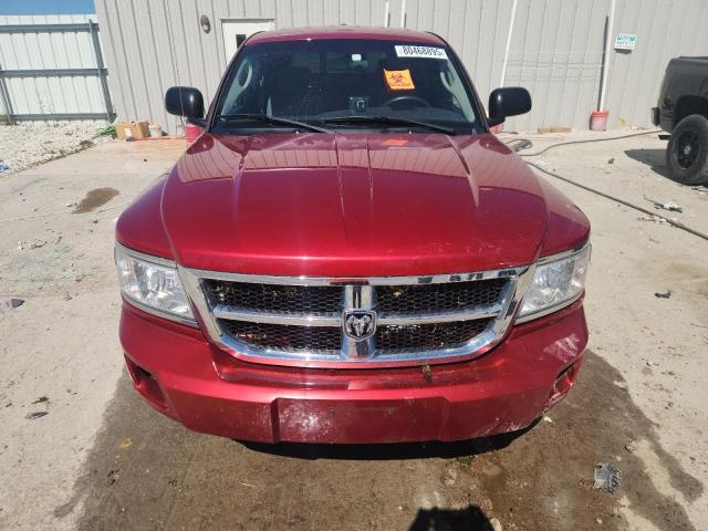 1D7HW42N28S543020 - 2008 DODGE DAKOTA SLT RED photo 5