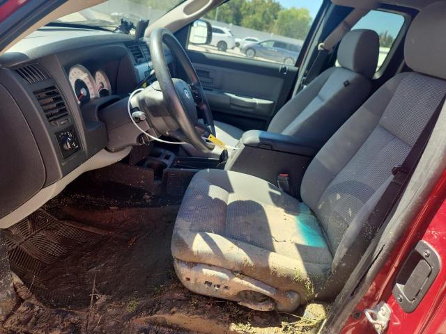 1D7HW42N28S543020 - 2008 DODGE DAKOTA SLT RED photo 7