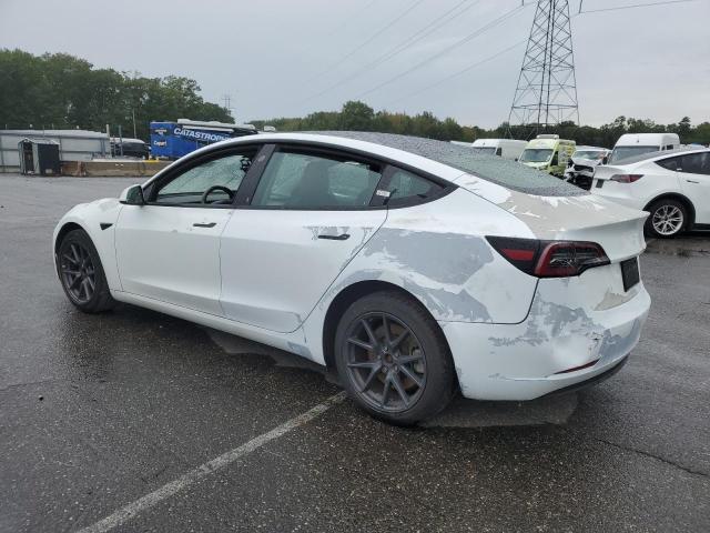 5YJ3E1EA1PF458440 - 2023 TESLA MODEL 3 白色 照片 2