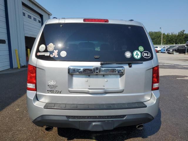 5FNYF3H62CB018176 - 2012 HONDA PILOT EXL ვერცხლისფერი ფოტო 6