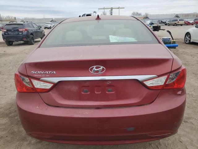 5NPEB4AC8CH324658 - 2012 HYUNDAI SONATA GLS RED photo 6