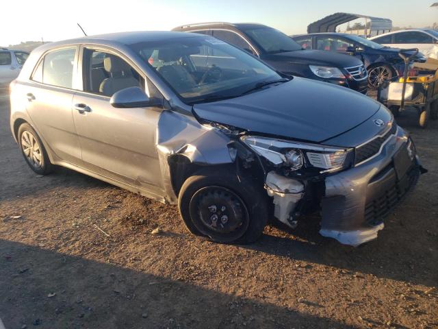 3KPA25AB6KE213945 - 2019 KIA RIO S GRAY photo 4