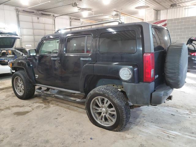 5GTDN13E878105700 - 2007 HUMMER H3 BLACK photo 2