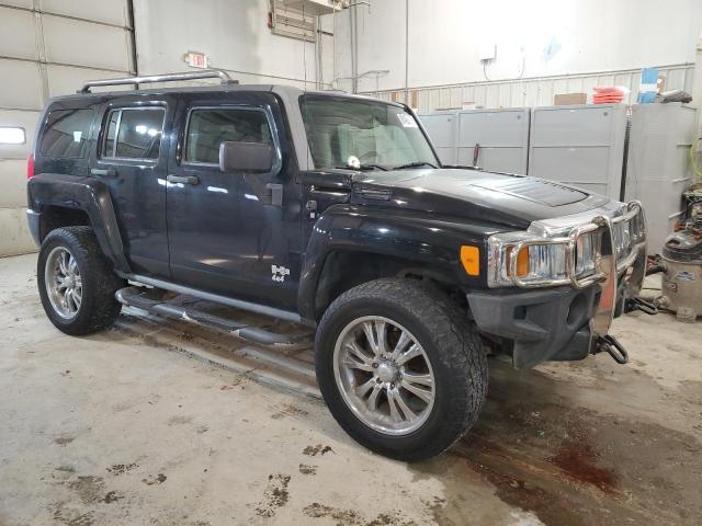 5GTDN13E878105700 - 2007 HUMMER H3 BLACK photo 4